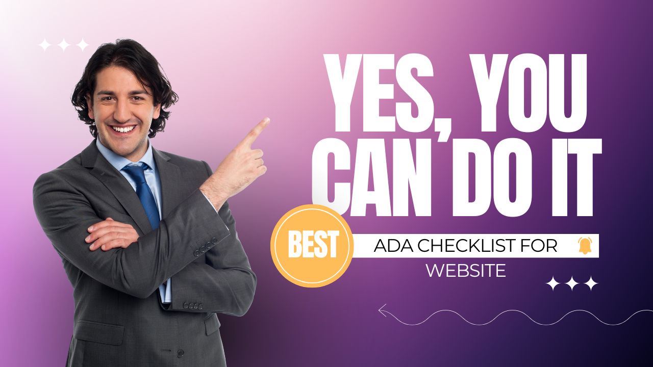 ADA CHECKlIST FOR WEBSITE